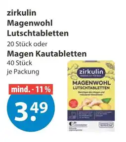 V Markt Zirkulin magenwohl lutschtabletten Angebot