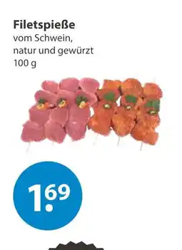 V Markt Filetspieße natur Angebot