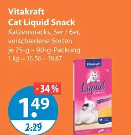 V Markt Vitakraft cat liquid snack Angebot