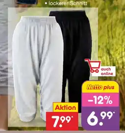 Netto Marken-Discount Damen wellnesshose oder herren wellnessshorts Angebot