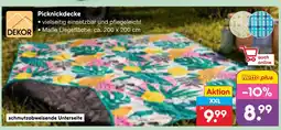 Netto Marken-Discount Picknickdecke Angebot