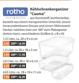 V Markt Rotho kühlschrankorganizer cauma Angebot