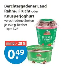V Markt Berchtesgadener land rahmjoghurt Angebot