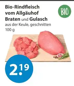 V Markt Bio-rindfleisch vom allgäuhof braten Angebot