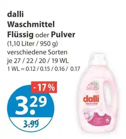 V Markt Dalli waschmittel flüssig Angebot