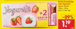Netto Marken-Discount Kinder schokolade Angebot