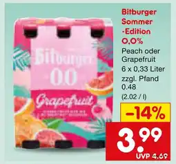 Netto Marken-Discount Bitburger sommer-edition 0,0% Angebot