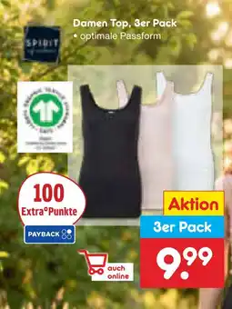 Netto Marken-Discount Damen top Angebot