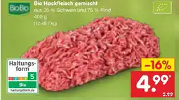 Netto Marken-Discount Biobio bio hackfleisch gemischt Angebot