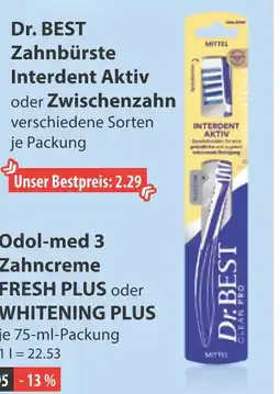 V Markt Dr. best zahnbürste interdent aktiv Angebot