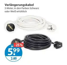V Markt Verlängerungskabel Angebot