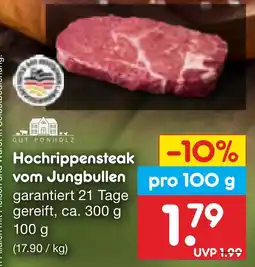 Netto Marken-Discount Gut ponholz hochrippensteak vom jungbullen Angebot