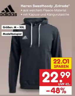 Netto Marken-Discount Adidas herren sweathoody entrada Angebot