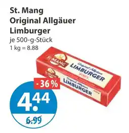 V Markt St. mang original allgäuer limburger Angebot