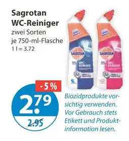 V Markt Sagrotan wc-reiniger blau Angebot