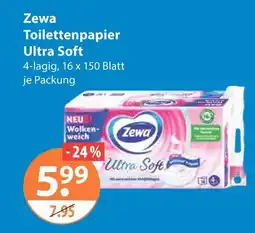 V Markt Zewa toilettenpapier ultra soft Angebot