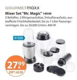 V Markt Gourmetmaxx mixer set 'mr. magic' Angebot