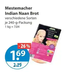 V Markt Mestemacher indian naan brot Angebot