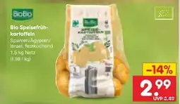 Netto Marken-Discount Biobio bio speisefrühkartoffeln Angebot