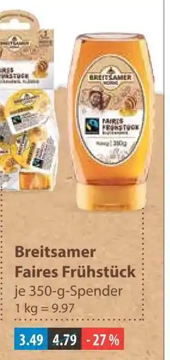 V Markt Breitsamer faires frühstück Angebot