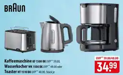 Famila Nord Ost BRAUN Kaffeemaschine KF 1500 BK Angebot