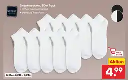 Netto Marken-Discount Spirit sneakersocken, 10er pack Angebot