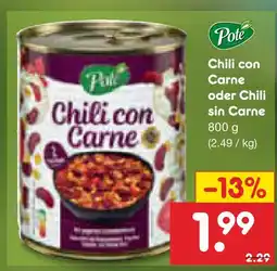 Netto Marken-Discount Pote chili con carne oder chili sin carne Angebot