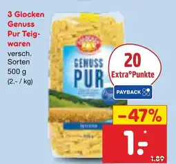 Netto Marken-Discount 3 glocken genuss pur teigwaren Angebot