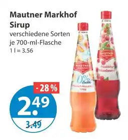 V Markt Mautner markhof sirup Angebot
