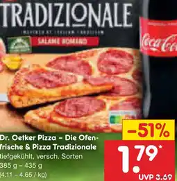 Netto Marken-Discount Dr. oetker pizza – die ofenfrische & pizza tradizionale Angebot