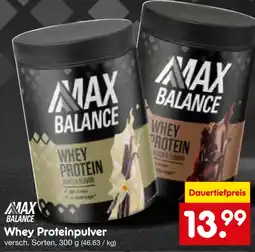 Netto Marken-Discount Max balance whey proteinpulver Angebot