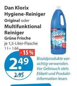 V Markt Dan klorix hygiene-reiniger original Angebot