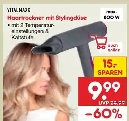 Netto Marken-Discount Vitalmaxx haartrockner mit stylingdüse Angebot