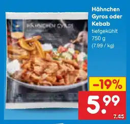 Netto Marken-Discount Hähnchen gyros oder kebab Angebot