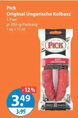 V Markt Pick original ungarische kolbasz Angebot