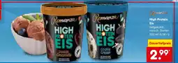 Netto Marken-Discount Romanza high protein eis Angebot