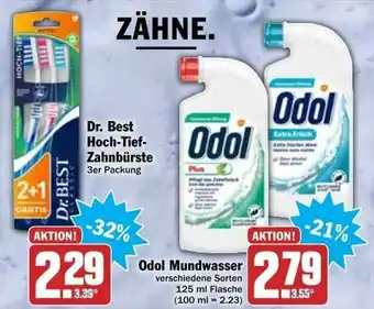 dodenhof Dr. Best Hoch-tief-zahnbürste Odol Mundwasser Angebot