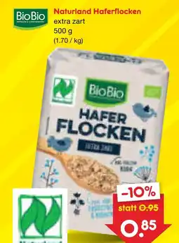 Netto Marken-Discount Biobio naturland haferflocken extra zart Angebot