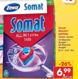 Netto Marken-Discount Somat geschirrspültabs Angebot