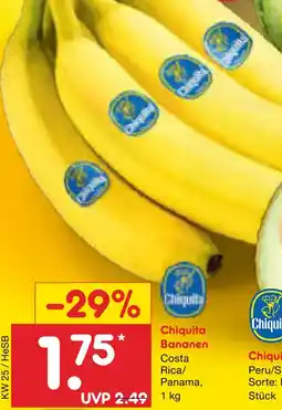 Netto Marken-Discount Chiquita bananen Angebot