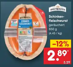 Netto Marken-Discount Hofmaier schinkenfleischwurst Angebot