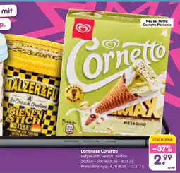Netto Marken-Discount Langnese cornetto pistachio Angebot