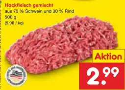 Netto Marken-Discount Hackfleisch gemischt Angebot