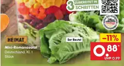 Netto Marken-Discount Heimat mini-romanasalat Angebot