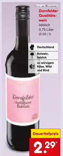 Netto Marken-Discount Dornfelder qualitätswein Angebot