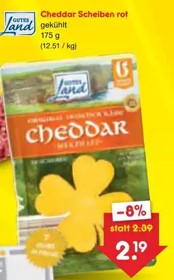 Netto Marken-Discount Gutes land cheddar scheiben rot Angebot