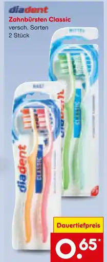 Netto Marken-Discount Dia dent zahnbürsten classic Angebot