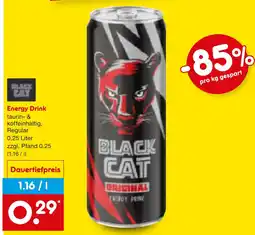 Netto Marken-Discount Black cat energy drink Angebot