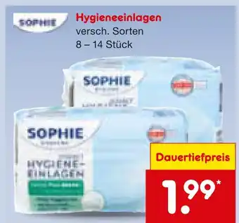 Netto Marken-Discount Sophie hygieneeinlagen Angebot