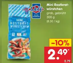 Netto Marken-Discount Wolf mini rostbratwürstchen Angebot
